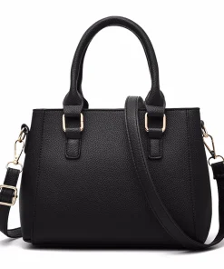 Embroidery Messenger Bags Women Leather Handbags Bags for Women Sac a Main Ladies hair ball Hand Bag - Image 3