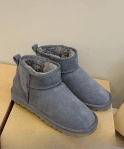 2025 Winter Warm Boots - Women's Snow Boots, Men's Short Boots. Made of real sheepskin and wool. Low-top and mid-top warm shoes. - Image 6