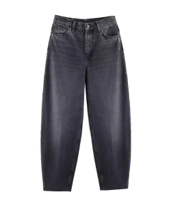 Alternative view of 2025 Winter New Women's Fashionable and Elegant High-Waisted Leg Jeans for Commute and Versatile Style