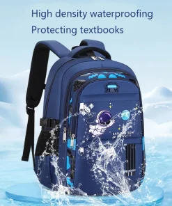 Kids Backpack Children School Bags for Boys Astronaut School Backpack Waterproof Primary Book Bag Mochila Infantil - Image 3