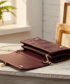 CH Autumn/Winter Fashion Shoulder Bag Solid Color Large Font Printed High Quality PU Material Explosive Women's Crossbody Bag - Image 5