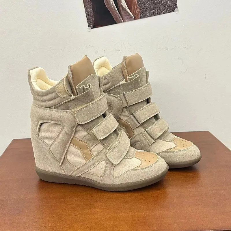 New Exquisite Women Boots Fashion High Top Casual Shoes Luxury Flat Bottom Sneakers for Woman Designer Platform Boot Botas Mujer - Image 4