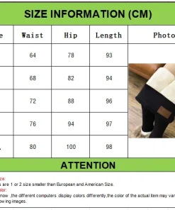 Winter Thicken Warm Leggings Women Lamb Cashmere Joggers High Waist Fleece Elastic Tights Warm Tights Pants Slim Velvet Legging - Image 6