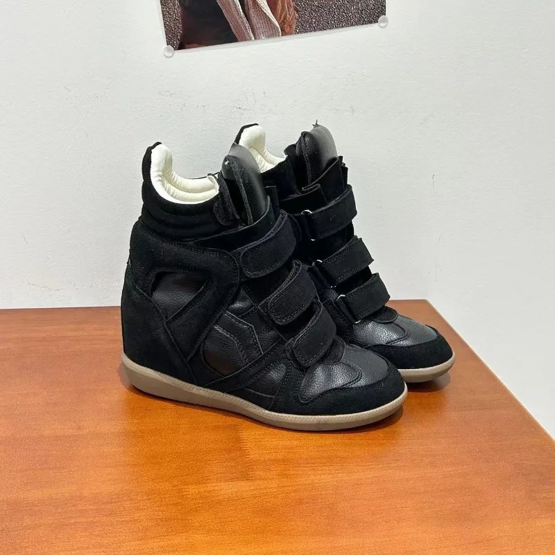 New Exquisite Women Boots Fashion High Top Casual Shoes Luxury Flat Bottom Sneakers for Woman Designer Platform Boot Botas Mujer - Image 2
