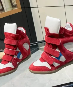 2026 Women's Boots Fashion High Top Casual Shoes High End Flat Bottom Sneakers for Woman Luxury Designer Ankle Boots Botas Mujer - Image 6