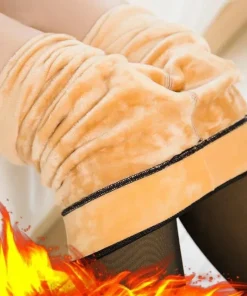 Women Fleece Leggings Sexy Translucent slim Pantyhose Elasticity Winter Warm Legging Thermal Tights Female Woman Pants