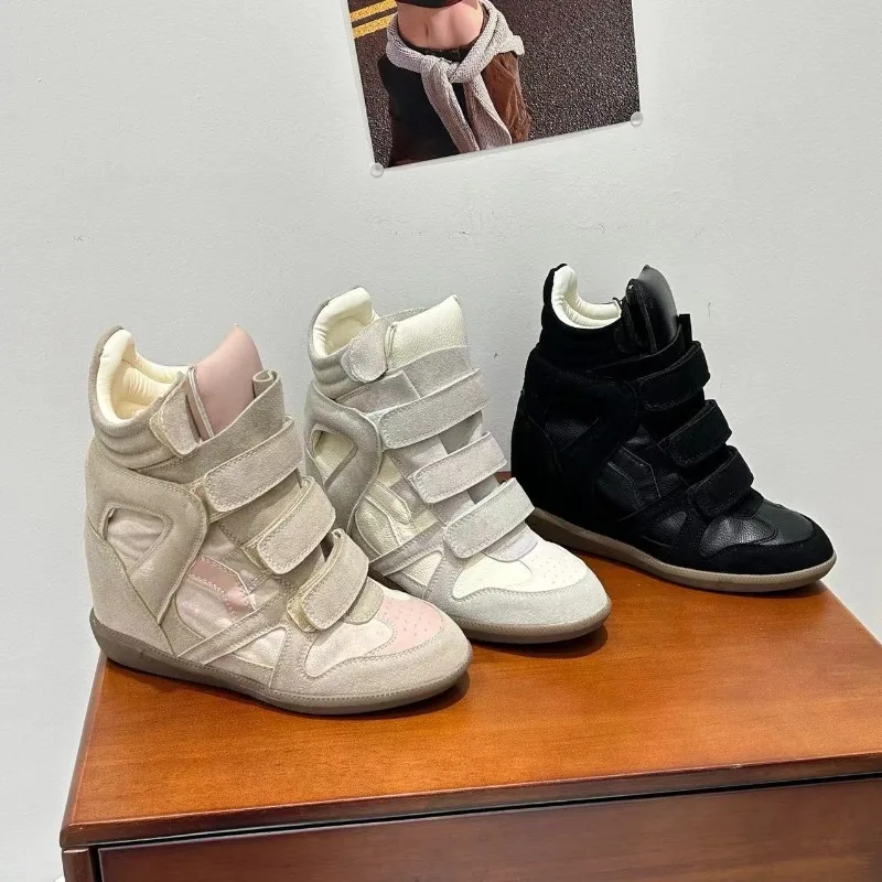 New Exquisite Women Boots Fashion High Top Casual Shoes Luxury Flat Bottom Sneakers for Woman Designer Platform Boot Botas Mujer - Image 6