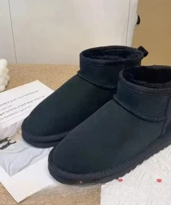 2025 Winter Warm Boots - Women's Snow Boots, Men's Short Boots. Made of real sheepskin and wool. Low-top and mid-top warm shoes. - Image 5