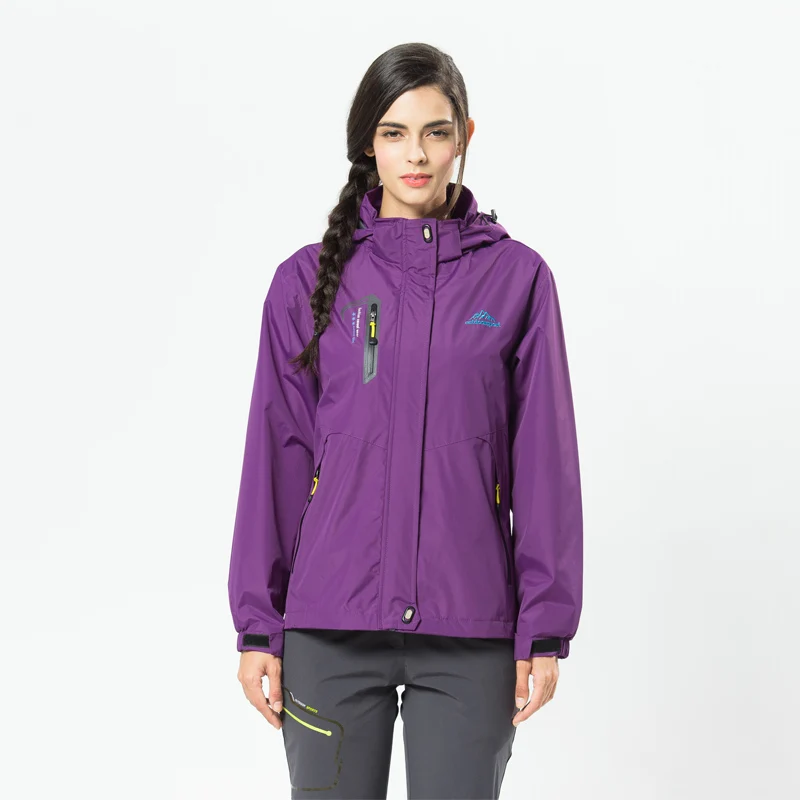 Women's Waterproof Hiking Jacket Windproof Windbreaker Camping Hunting Running Trekking Fishing Coats Outdoor Sport Travel - Image 3