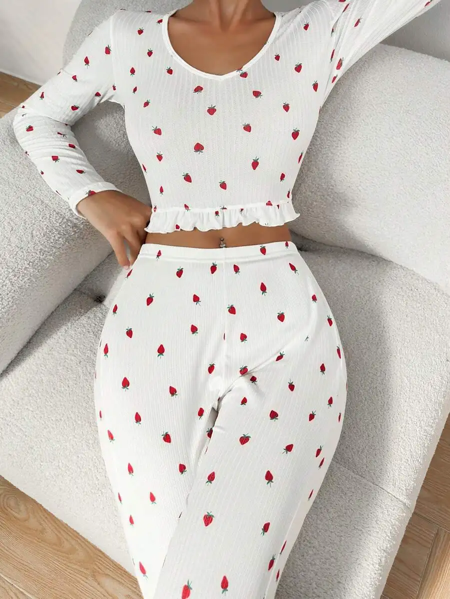 Winter Sleepwear Pajamas Set Woman Sleepwear for Sleeping Women Pajama Trousers Sets Women's Home Clothes Sexy Women's Lingerie - Image 6