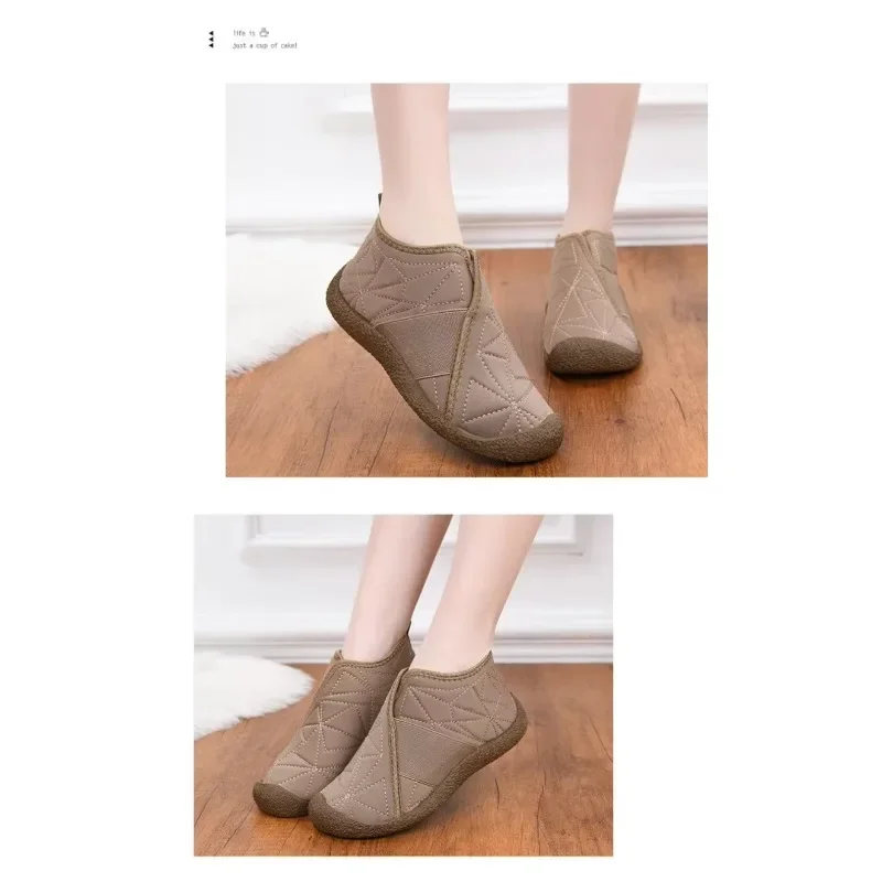 2024 Winter Hot selling Women's Shoes, Comfortable and Warm Women's Snow Boots with Thick Velvet on One Step - Image 5
