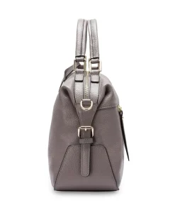 Zency Dark Blue Women Boston Bag 100% Genuine Leather Handbags Female Charm Crossbody Purse Luxury Shoulder Bags For Work Shoppi - Image 3