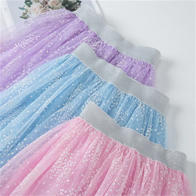 Lawadka Kids Skirts For Girls Glitter Dance Ballet Tutu Kids Clothing Cotton Lace Fashion Sequin Skirts Party Clothes 3-12Years - Image 5