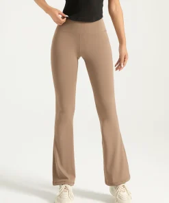 Women's High Waisted Bootcut Yoga Pants - Flared Leggings for Workout and Casual Wear - Comfortable and Stylish Activewear - Image 3
