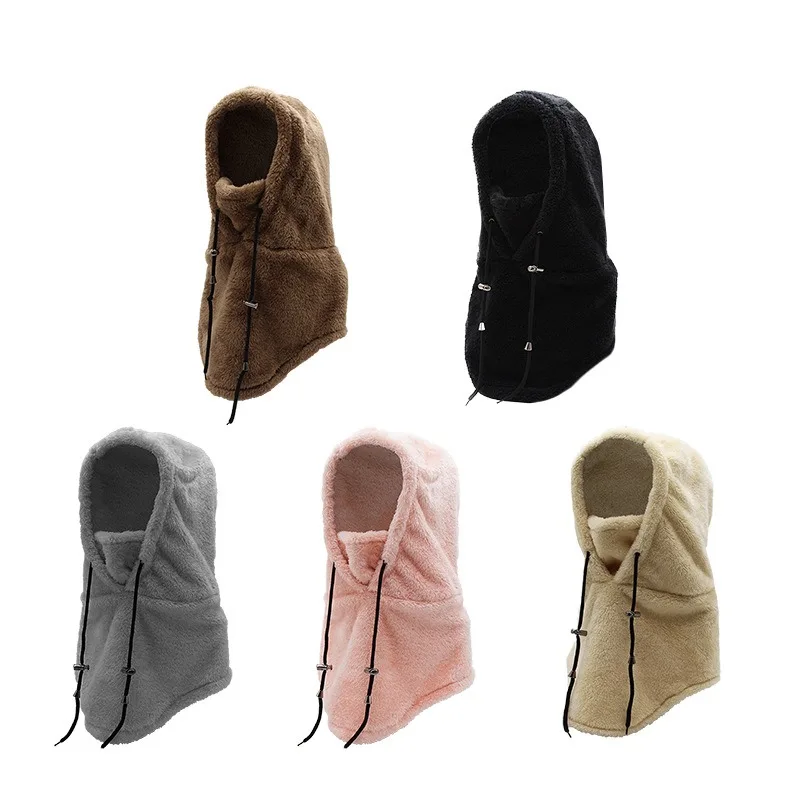 Winter Unisex Outdoor Cycling Hat, Sports Windproof Hat, Cold Resistant Thick Scarf Headband, Arctic Fleece Face Mask, Warm Hat - Image 5