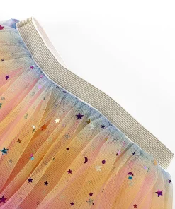 Girls Tutu Skirts Stars Print Princess Pettiskirts Kids Ballet Dancing Party Skirt Children Gradient Costume Clothes - Image 4