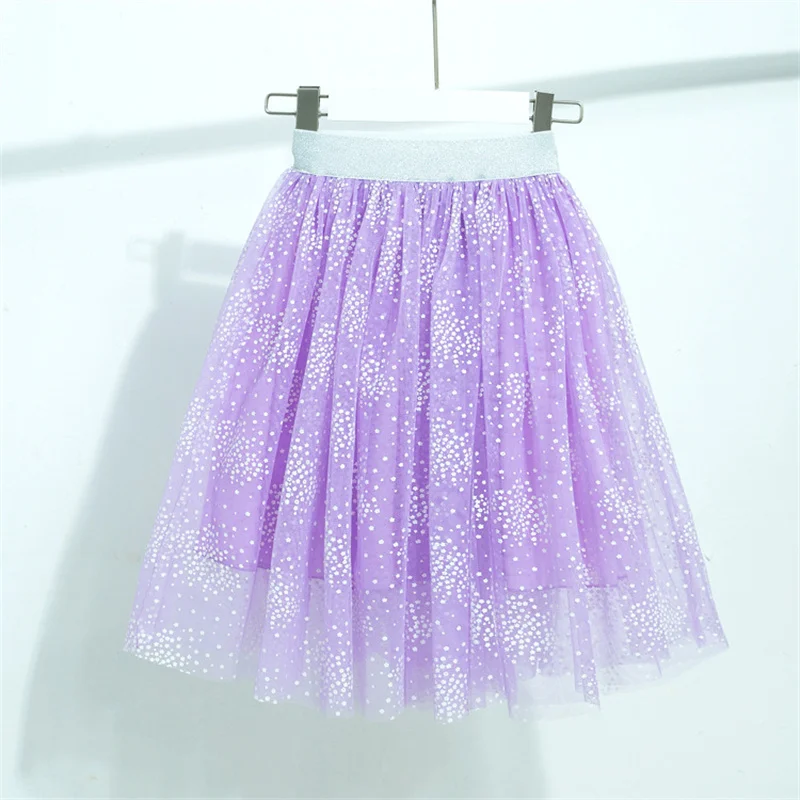 Lawadka Kids Skirts For Girls Glitter Dance Ballet Tutu Kids Clothing Cotton Lace Fashion Sequin Skirts Party Clothes 3-12Years - Image 4