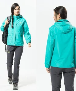 Women's Waterproof Hiking Jacket Windproof Windbreaker Camping Hunting Running Trekking Fishing Coats Outdoor Sport Travel - Image 4