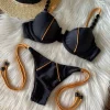RUOTONGSEPT New Sexy Push up Bikini Set Swimsuit Women's low-waist Swimwear For Female Two Piece Beachwear 2023 Bathing Suit