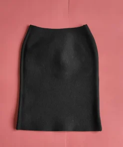Girls' Skirt Spring and Autumn Baby Pencil Skirt Elastic Slim Fit One Step Skirt Red Children's Casual Skirt - Image 6