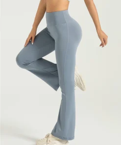Women's High Waisted Bootcut Yoga Pants - Flared Leggings for Workout and Casual Wear - Comfortable and Stylish Activewear