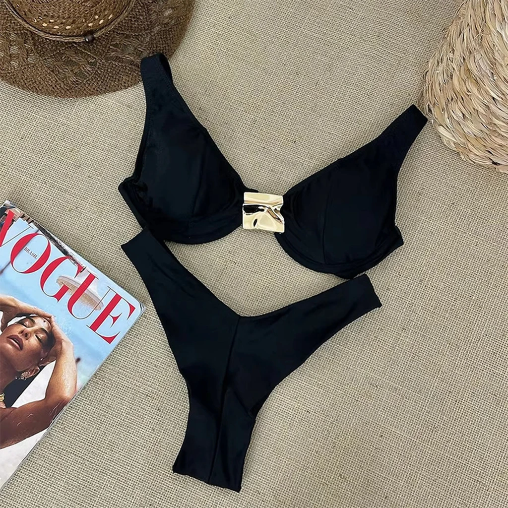 Push Up Bikinis 2026 Sexy Women Swimsuit Female Swimwear Solid Micro Bikini Set Swimming Suit Beachwear Thong Brazilian Biquini - Image 4