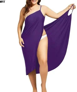 Women's Dress Strap Beach Skirt Veil Covered Warp Paleo Backless Crossover Swimsuit Women's 2K Tank Top Women Clothing - Image 5