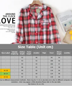 Winter 100% Brushed cotton nightshirts women nightgowns sleepwear fashion plaid Plus size sleepdress night dress nightwear - Image 6