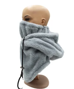 Winter Unisex Outdoor Cycling Hat, Sports Windproof Hat, Cold Resistant Thick Scarf Headband, Arctic Fleece Face Mask, Warm Hat - Image 3