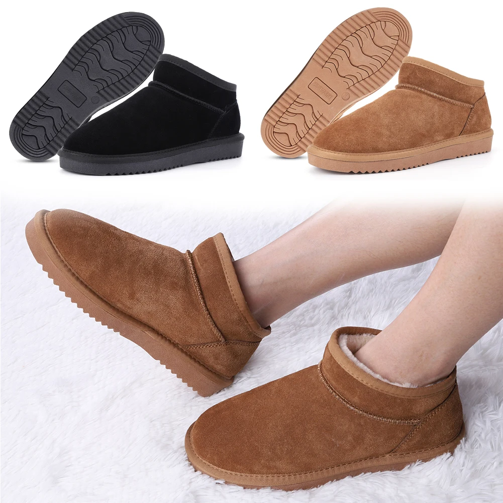 Newest Women Winter Snow Boots Slip On Short Boots Water Resistant Comfort Ankle Boots Faux Fur Lining Boots Thermal Plush Boots - Image 2