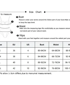 Summer Swimsuit Women Sexy Lace Up Padded Push-up Bikini Set Bandage Brazilian Swimwear Bathing Suit Beachwear - Image 6