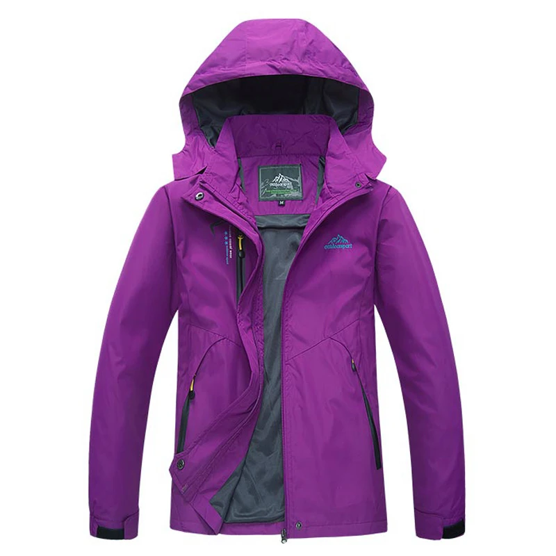 Women's Waterproof Hiking Jacket Windproof Windbreaker Camping Hunting Running Trekking Fishing Coats Outdoor Sport Travel