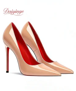 Shoes For Woman 2026 Trend Luxury Red Bottoms High Heels Pointed Toe Stiletto Pumps 12 cm Comfortable Party Dress Wedding Shoes - Image 5