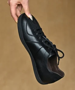 Genuine leather German training shoes Woman flats suede Retro For Women's sneakers Luxury High quality - Image 3