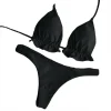 Summer Swimsuit Women Sexy Lace Up Padded Push-up Bikini Set Bandage Brazilian Swimwear Bathing Suit Beachwear
