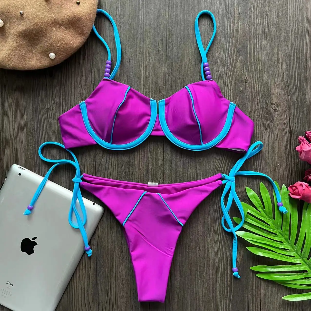 RUOTONGSEPT New Sexy Push up Bikini Set Swimsuit Women's low-waist Swimwear For Female Two Piece Beachwear 2023 Bathing Suit - Image 6
