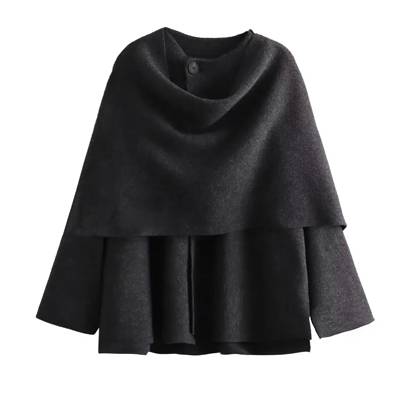MUJER Plush Winter Coats for Women Asymmetric Scarf Demi-season Jacket for Women Parkas Long Sleeve Padded Coat Woman Jacket - Image 3