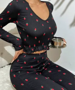 Winter Sleepwear Pajamas Set Woman Sleepwear for Sleeping Women Pajama Trousers Sets Women's Home Clothes Sexy Women's Lingerie - Image 5