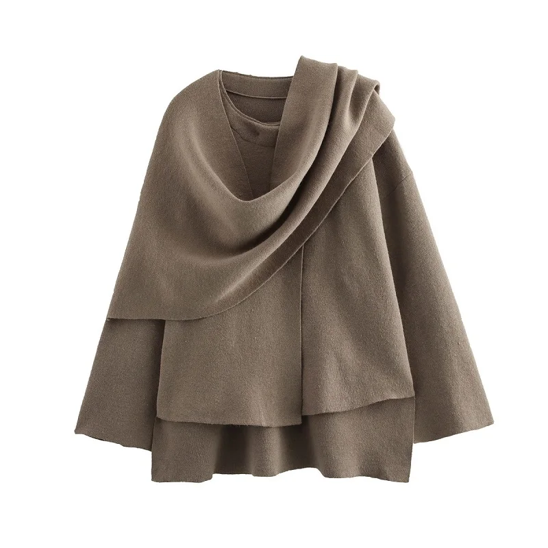 MUJER Plush Winter Coats for Women Asymmetric Scarf Demi-season Jacket for Women Parkas Long Sleeve Padded Coat Woman Jacket - Image 4