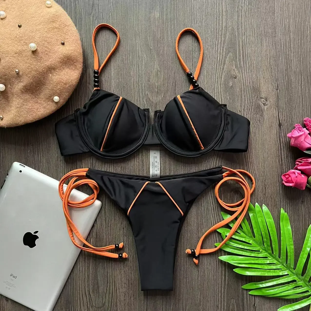 RUOTONGSEPT New Sexy Push up Bikini Set Swimsuit Women's low-waist Swimwear For Female Two Piece Beachwear 2023 Bathing Suit - Image 4