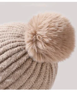 3 In 1 Knitted Hat Thickening And Adding Fluff Hat Scarf Mask One-piece Hat Winter Warm Fashion Windproof Hat For Women 2025 - Image 5