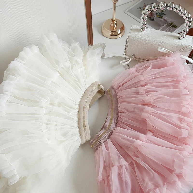 Girls Tutu Skirt 2-9 Years, Kids Mesh Skirt, Children's Tulle Dress, Fluffy Layered Skirt, Princess Net Skirt for Toddler & Girl - Image 2