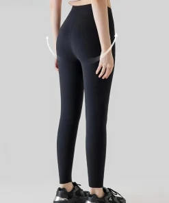 Women Winter Alpaca Velvet Warm Leggings High Waist Slimming Long Pants Warm Cotton Trousers Trendy Base Layer Pants - Image 4