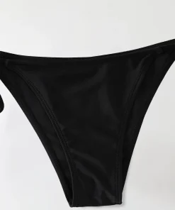 2Pc/Set 2024 Fashion Sexy Swimsuit Women Bikinis Set Triangle Swimwear String Beachwear Thong One Piece Suits Brazilian Biquini - Image 3