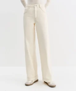 FSLE Straight High Waist Jeans for Women Winter Solid Simple All-match 2025 New Long and Short Versatile Pants Korean Style - Image 3