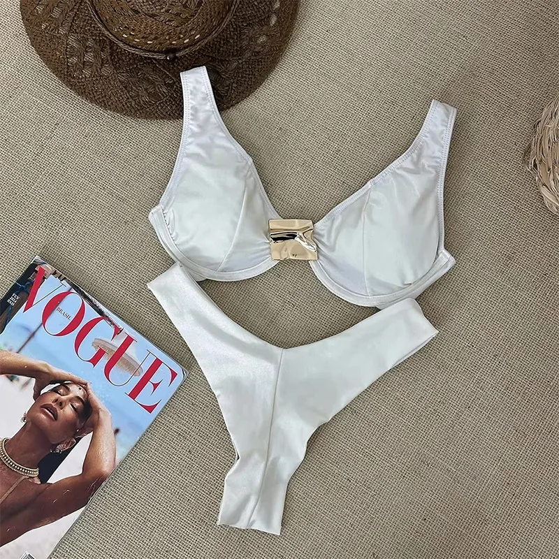 Push Up Bikinis 2026 Sexy Women Swimsuit Female Swimwear Solid Micro Bikini Set Swimming Suit Beachwear Thong Brazilian Biquini - Image 3