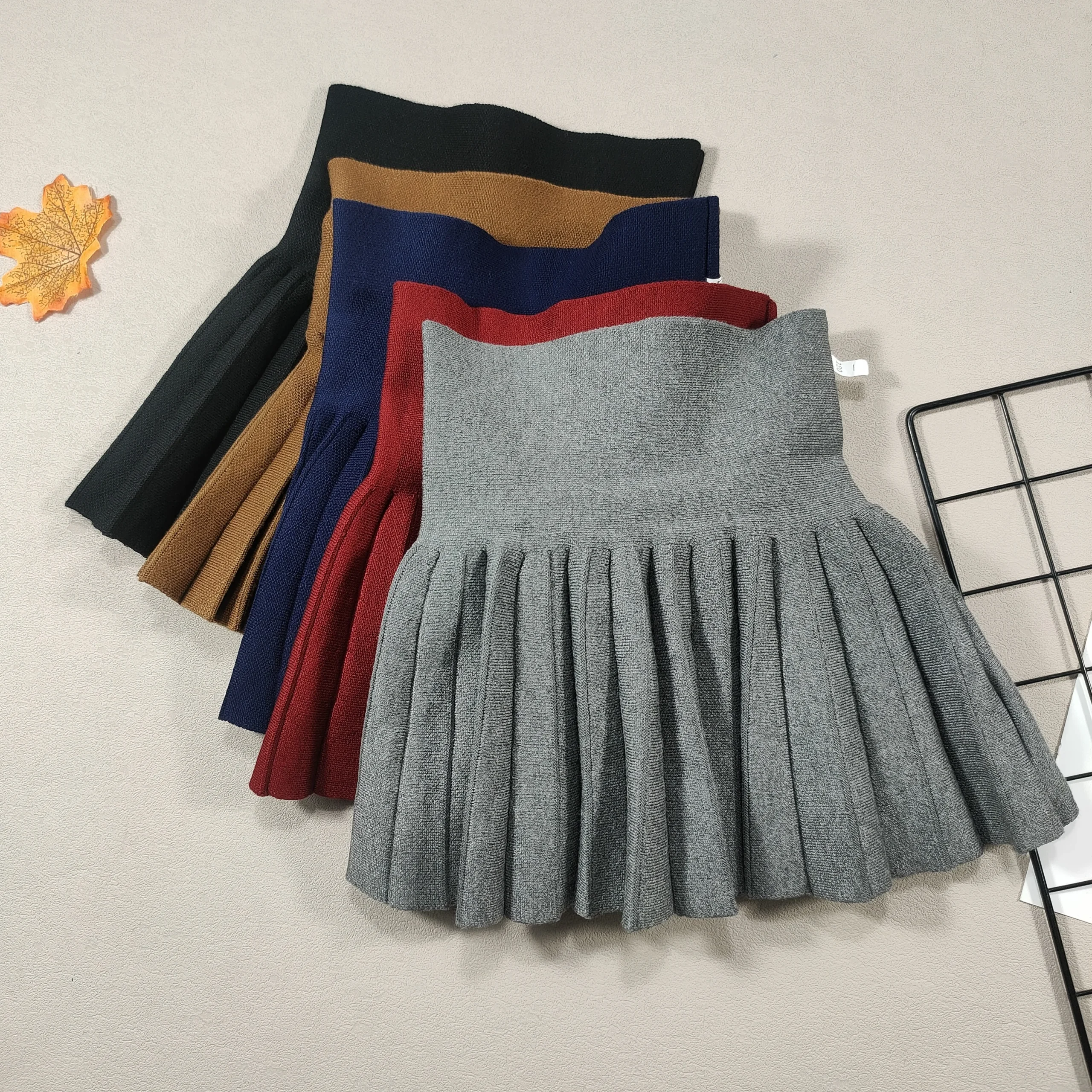 Kids Skirt Girls' Pleated Skirt Solid Sweet Pink Beach Skirt Black Cute Mini Skirt Slim Fit Baby Princess Skirt 2-12 Years - Image 2