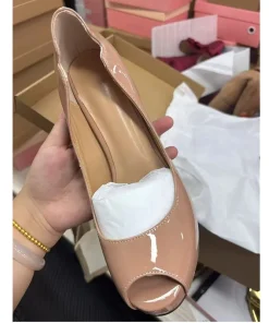 Women Spring Peep Toe High Heels Shoes for Woman's Shallow Pointed Toe Solid Color Platform Pumps Sexy Ladies Party Wedding Shoe - Image 4