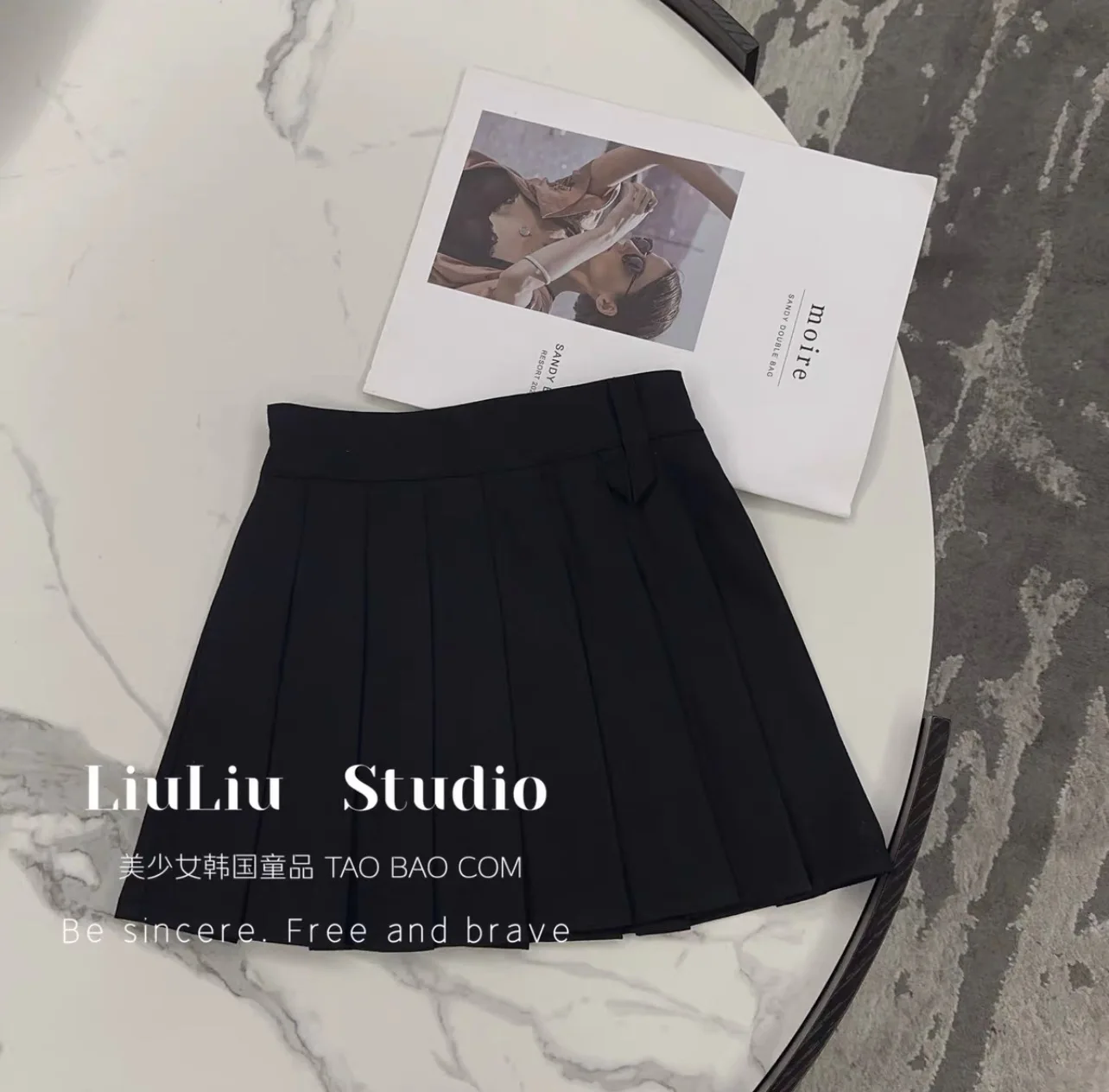 Korean children's suit skirt J skirt girls' mid size children's stylish half skirt 2025 spring and autumn winter fashion - Image 6