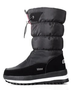 Winter thick women's snow boots Warm Plush Mid-calf Boots Non slip Waterproof Platform Snow Boot Casual Female White shoes - Image 5